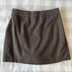 Abercrombie A&F Brown Plaid Skirt XS